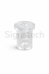 invisible advertising nail transparent