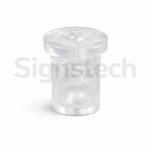 invisible advertising nail transparent